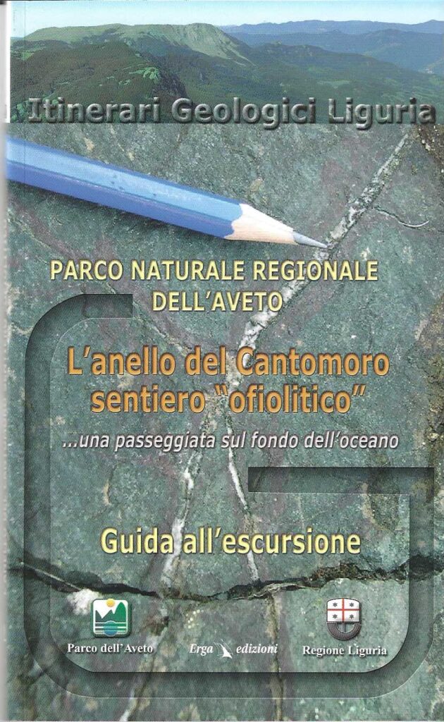 COPERTINA itinerario geologico AVETO SENTIERO OFIOLITICO ANELLO CANTOMORO