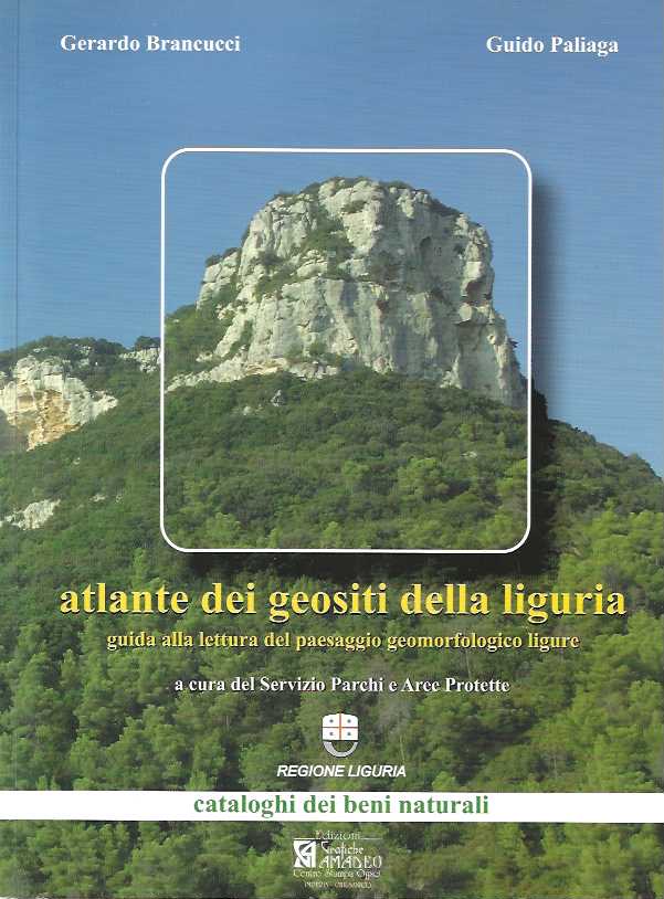copertina atlante geositi REGIONE LIGURIA Brancucci Pagliata