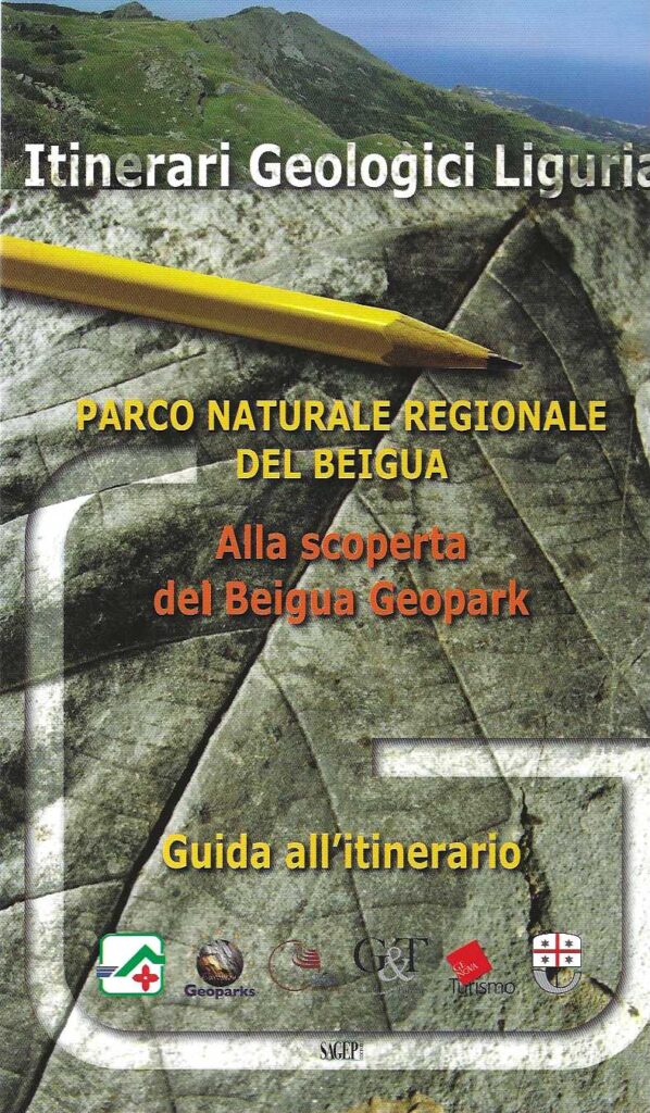 copertina itinerario geologico Beigua Geopark Queirolo
